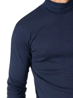 Tee-shirt col roulé pur coton