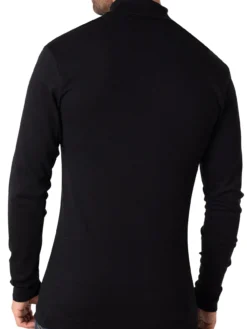 Tee-shirt col roulé pur coton