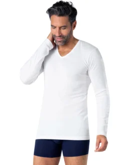 Tee-shirt col V en coton