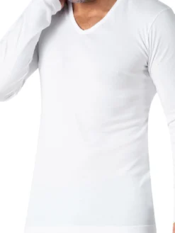 Tee-shirt col V en coton