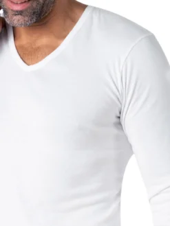 Tee-shirt col V en coton