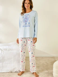 Tee-shirt de pyjama en coton