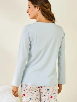 Tee-shirt de pyjama en coton