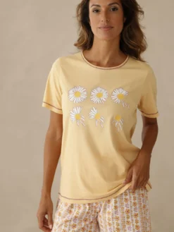 Tee-shirt de pyjama en coton