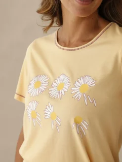 Tee-shirt de pyjama en coton