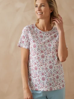 Tee-shirt de pyjama manches courtes