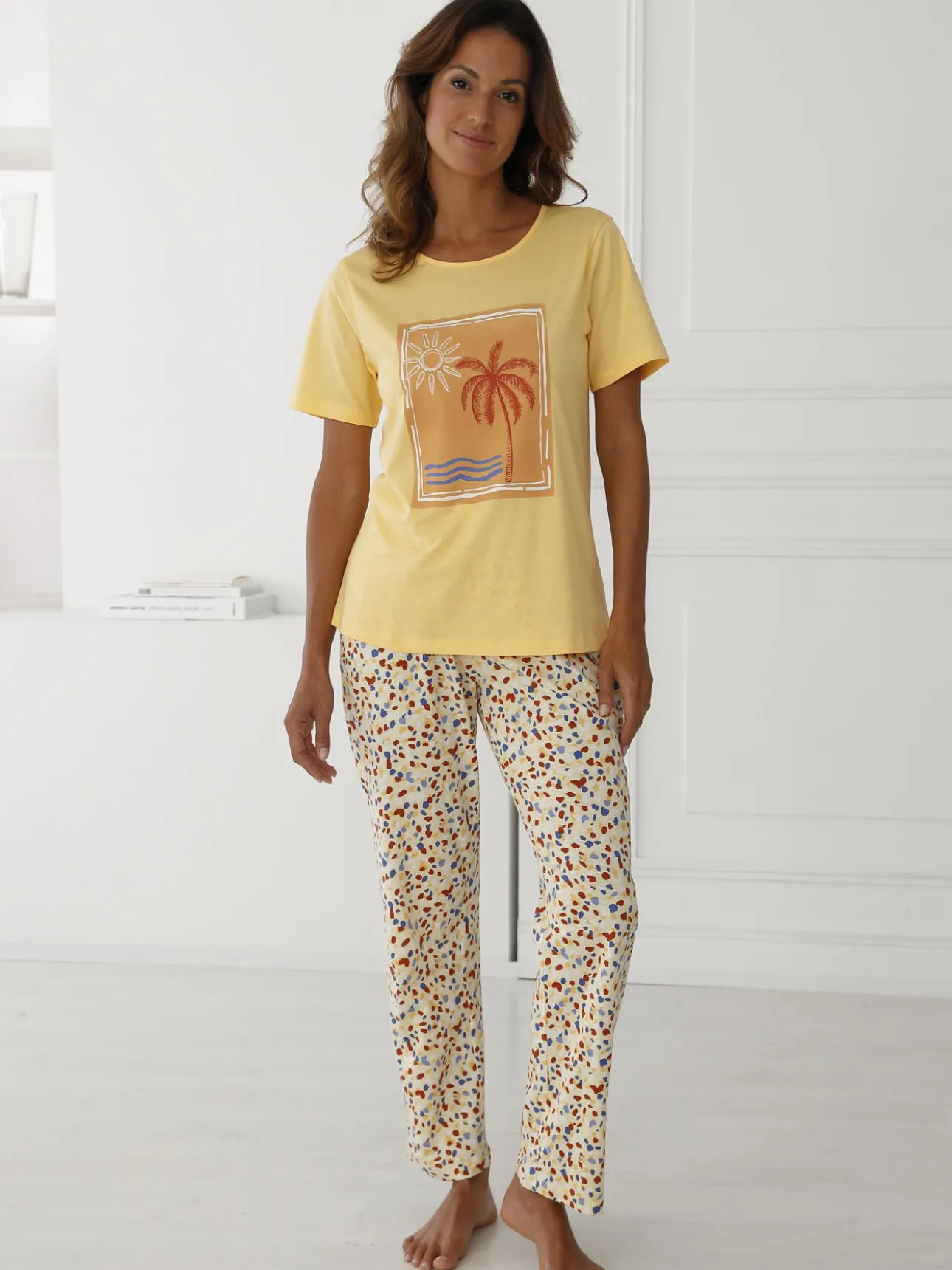 Tee-shirt de pyjama pur coton