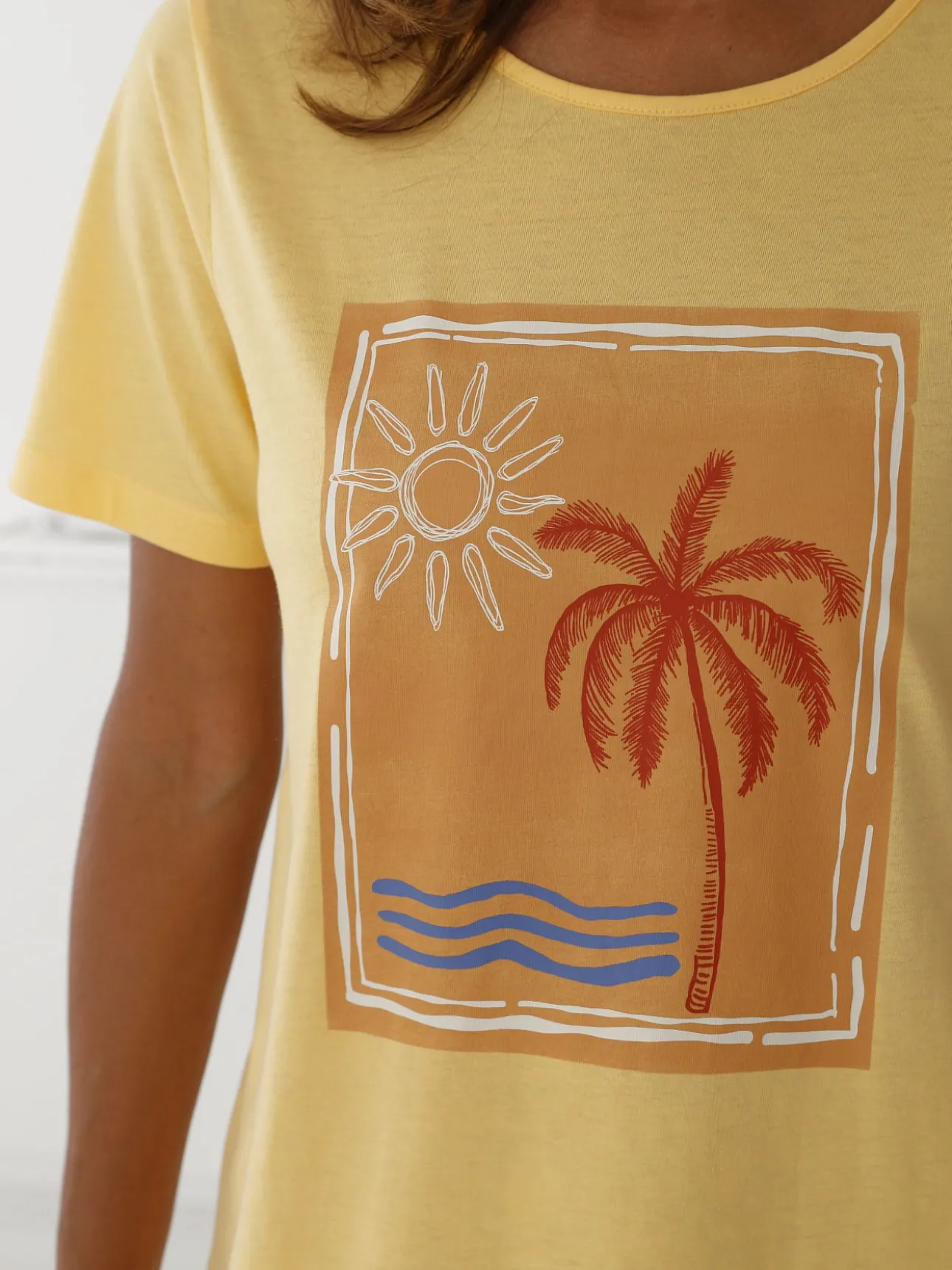 Tee-shirt de pyjama pur coton