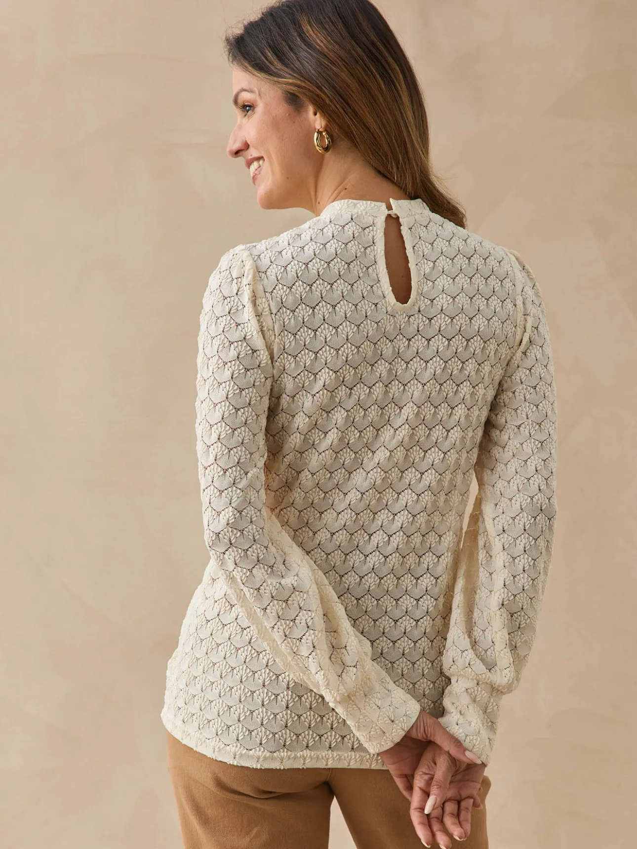 Tee-shirt effet dentelle