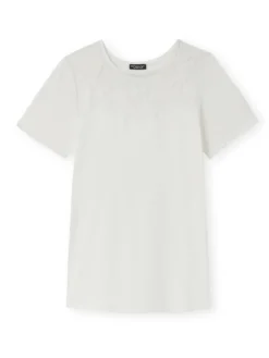 Tee-shirt empiècement dentelle