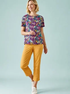 Tee-shirt encolure fantaisie