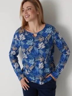 Tee-shirt encolure fantaisie