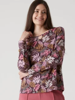 Tee-shirt encolure fantaisie