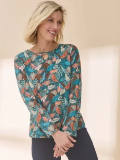 Tee-shirt encolure fantaisie