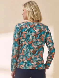 Tee-shirt encolure fantaisie