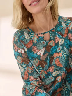 Tee-shirt encolure fantaisie