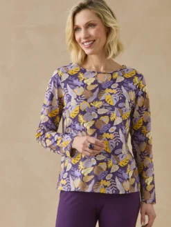 Tee-shirt encolure fantaisie