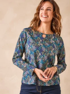Tee-shirt encolure fantaisie