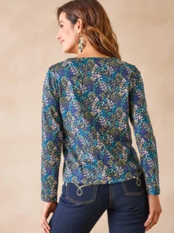 Tee-shirt encolure fantaisie