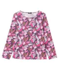 Tee-shirt encolure fantaisie