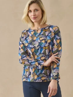 Tee-shirt encolure fantaisie