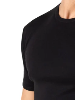 Tee-shirt encolure ronde, pur coton