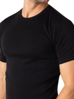 Tee-shirt encolure ronde, pur coton