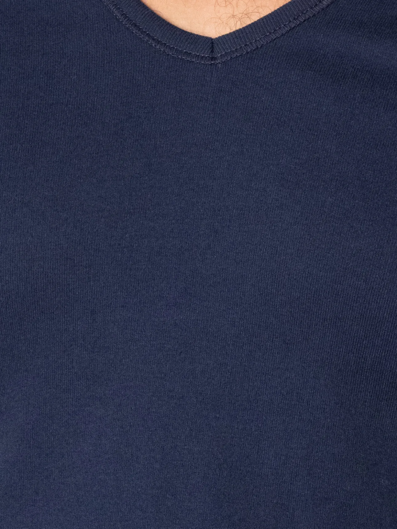 Tee-shirt encolure V, pur coton