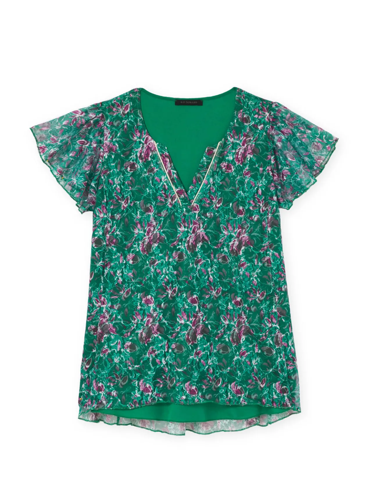 Tee-shirt en maille dentelle