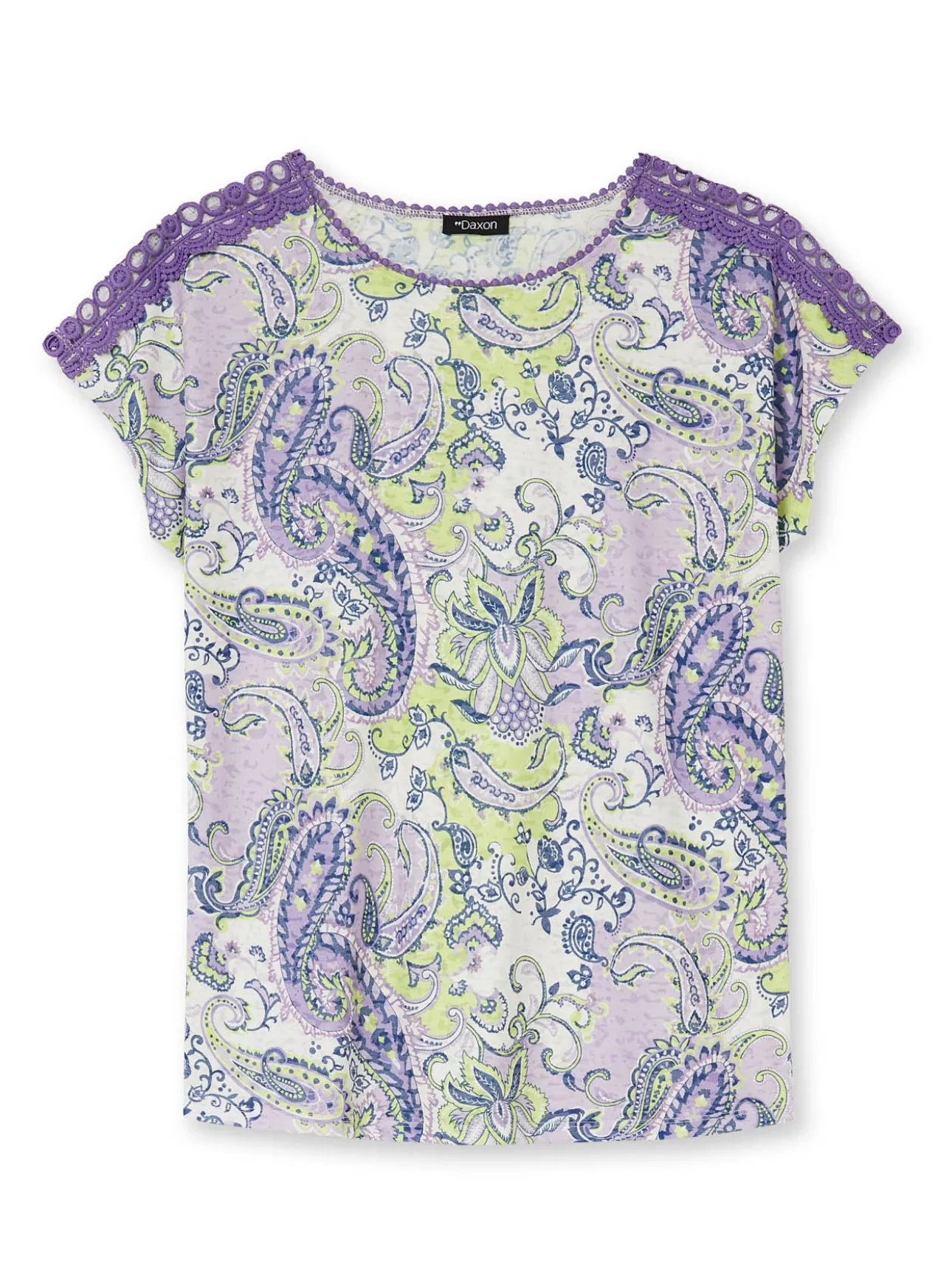Tee-shirt en maille dévorée