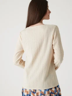 Tee-shirt en maille fantaisie
