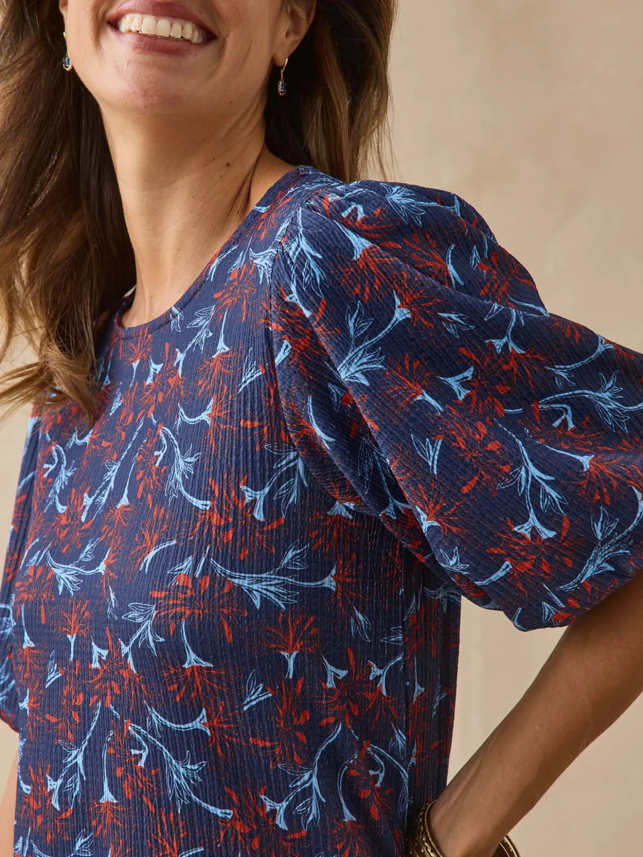 Tee-shirt en maille fantaisie