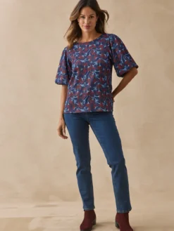Tee-shirt en maille fantaisie