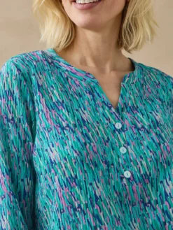 Tee-shirt en maille gaufrée