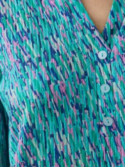 Tee-shirt en maille gaufrée