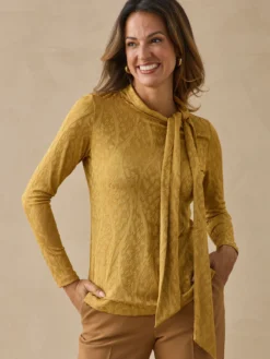 Tee-shirt à lavallière