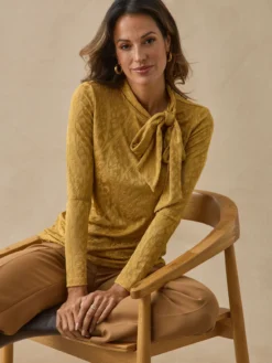 Tee-shirt à lavallière