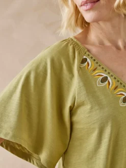 Tee-shirt manches courtes papillon