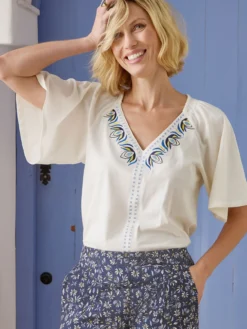 Tee-shirt manches courtes papillon