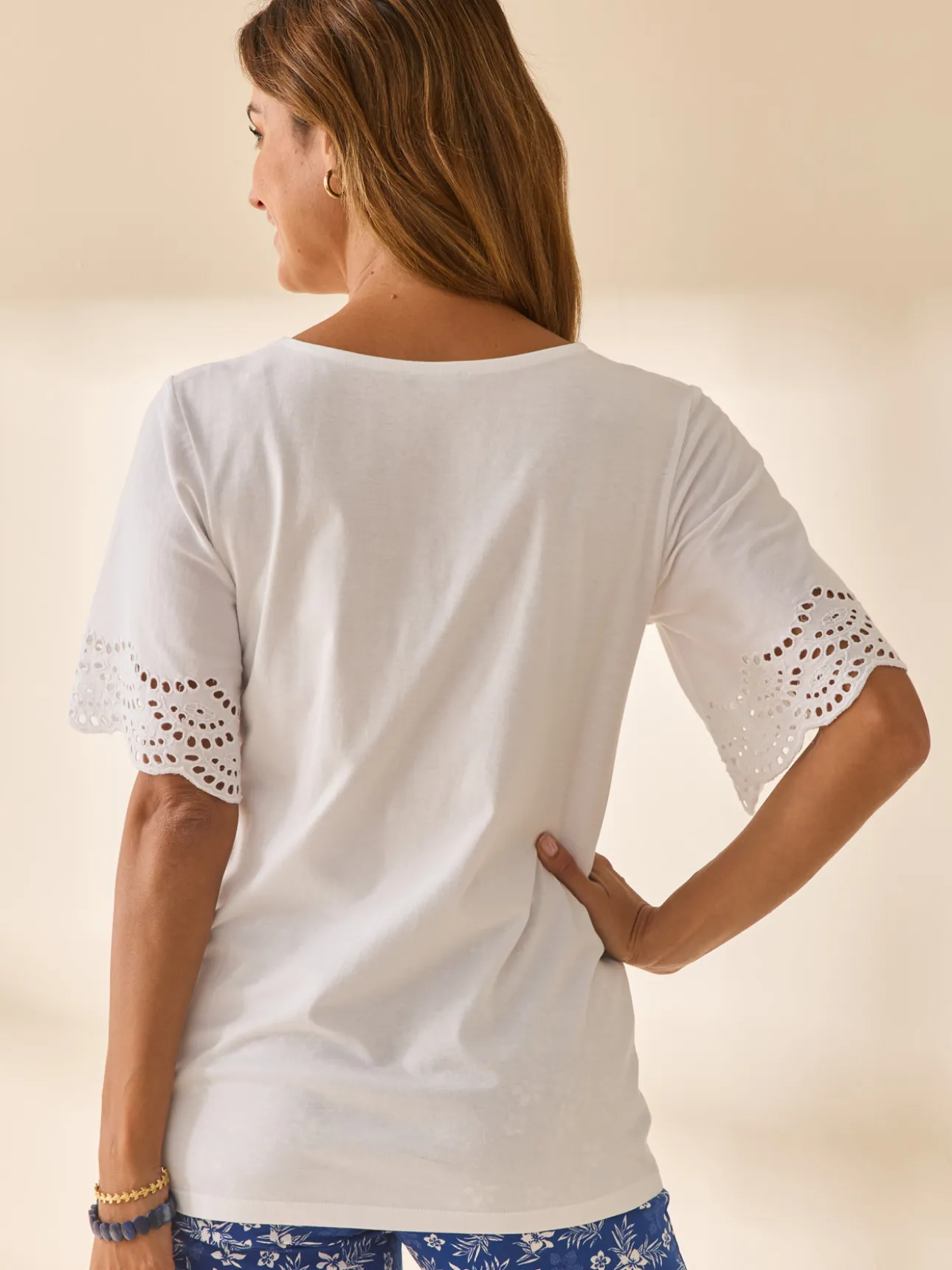 Tee-shirt manches papillon
