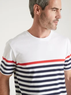 Tee-shirt marinière manches courtes