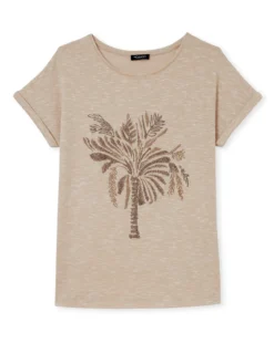 Tee-shirt motif palmier