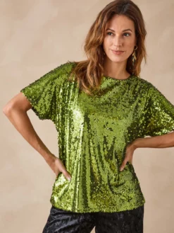 Tee-shirt à sequins