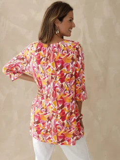 Tee-shirt tunique manches 3/4
