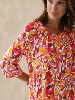 Tee-shirt tunique manches 3/4