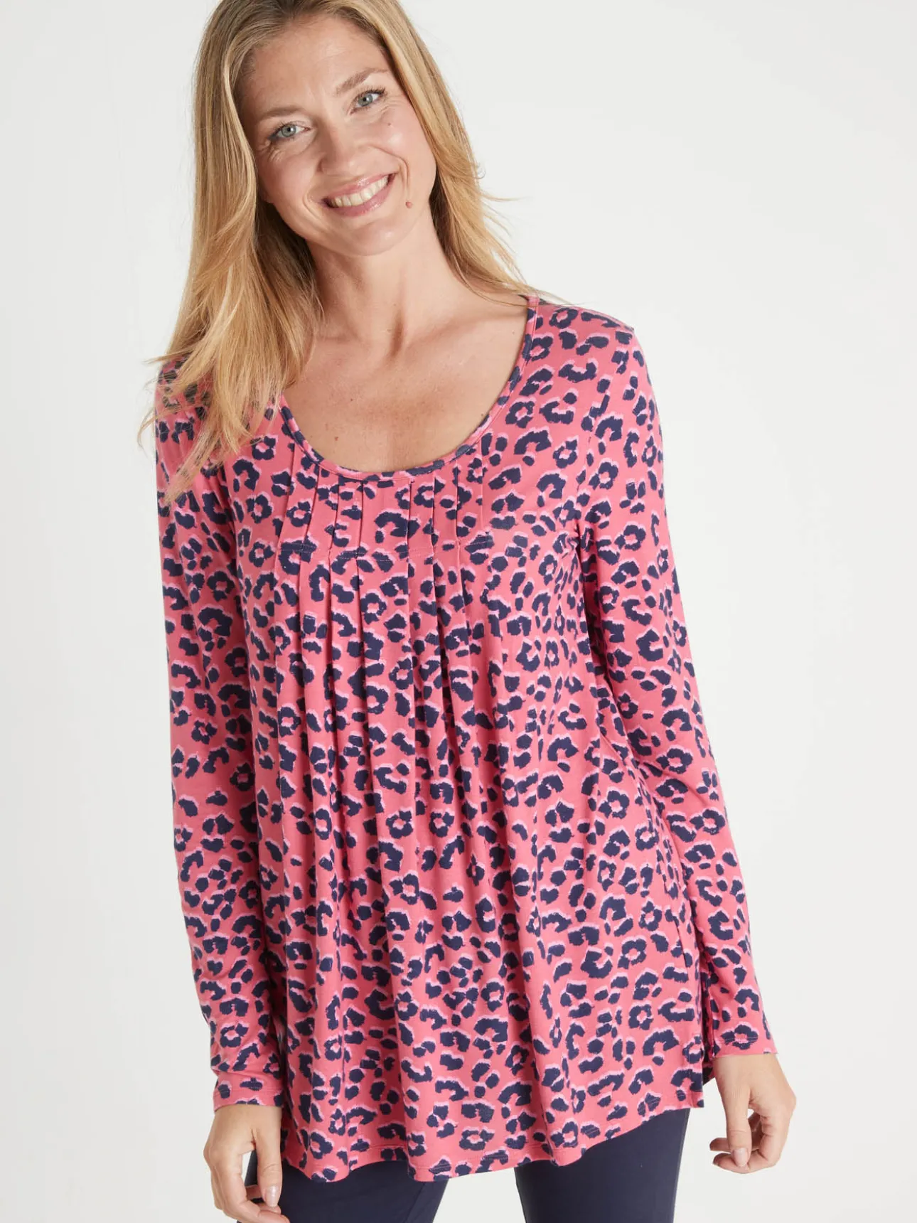 Tee-shirt tunique manches longues