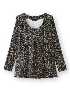 Tee-shirt tunique manches longues