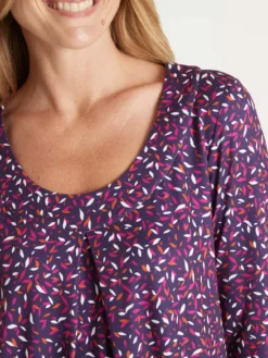 Tee-shirt tunique manches longues