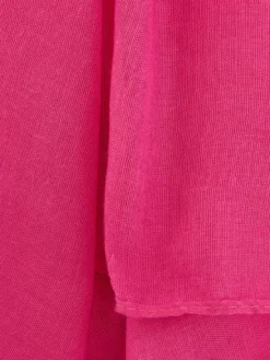 Étole unie en maille légère