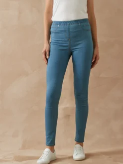 Tregging en denim